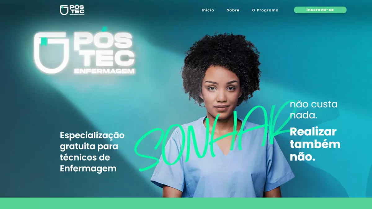 Inscrições abertas para o Pós Tec Enfermagem