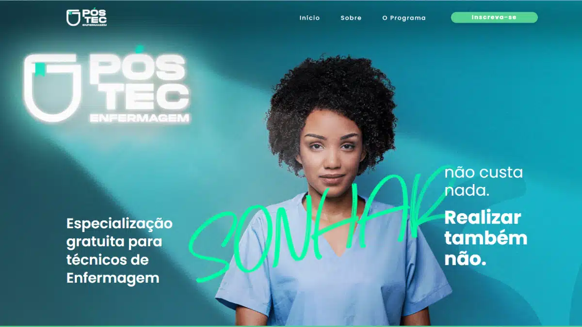 Encerrou ontem prazo para matrícula dos aprovados no PósTec Enfermagem