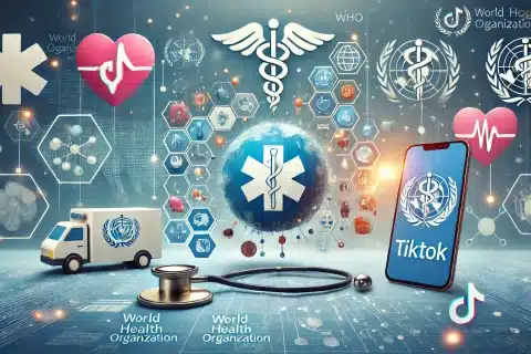 Organização Mundial da Saúde e o TikTok firmam parceria